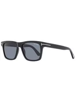 Мужские прямоугольные солнцезащитные очки Tom Ford TF906N Buckley-02 01A черные 56 мм