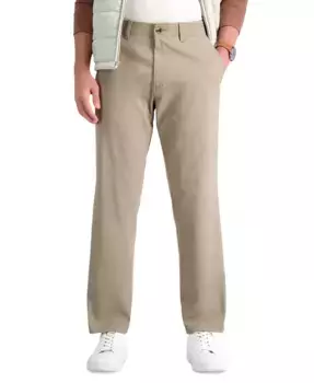 Мужские прямые брюки Life Khaki Comfort Haggar, коричневый/бежевый