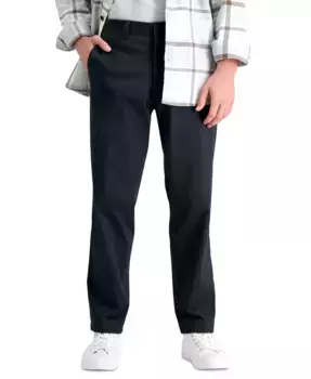 Мужские прямые брюки Life Khaki Comfort Haggar, серебряный