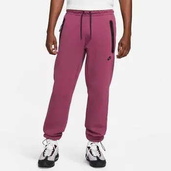 Мужские прямые брюки Nike Sportswear Tech Fleece, красный