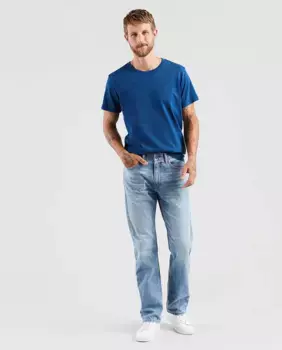Мужские прямые джинсы 505 Levi's, темно-синий