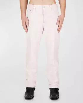Мужские прямые джинсы 642 Dsquared2, цвет Pink