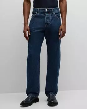 Мужские прямые джинсы Ferragamo, цвет Marmorizza