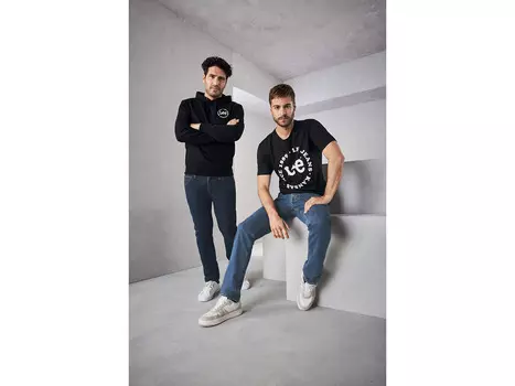 Мужские прямые джинсы Lee Daren со потайной молнией и ширинкой, светло-синий