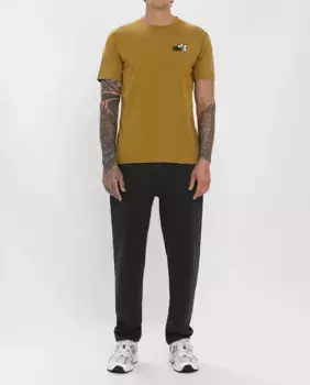 Мужские прямые джинсы на пуговицах и молнии Loreak Mendian, чёрный