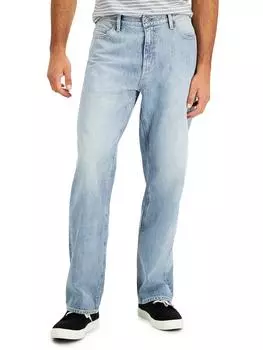 Мужские прямые джинсы прямого кроя светлого цвета Sun + Stone, цвет Vintage Wash