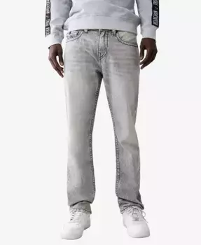 Мужские прямые джинсы Ricky Mesh Flap True Religion, серый