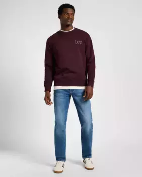 Мужские прямые джинсы с 5 карманами Brooklyn Lee, синий