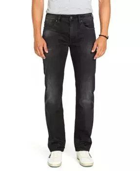 Мужские прямые джинсы Straight Six с эффектом стрейч Buffalo David Bitton, черный