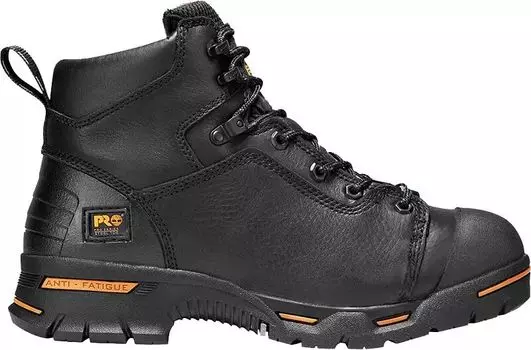 Мужские рабочие ботинки на выносливость Timberland PRO 6 дюймов со стальным носком, черный