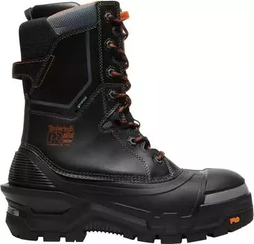 Мужские рабочие ботинки Timberland PRO 10 дюймов Pac Max водонепроницаемые с композитным носком, черный