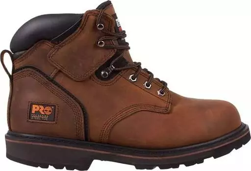 Мужские рабочие ботинки Timberland PRO Pit Boss 6 дюймов со стальным носком, коричневый
