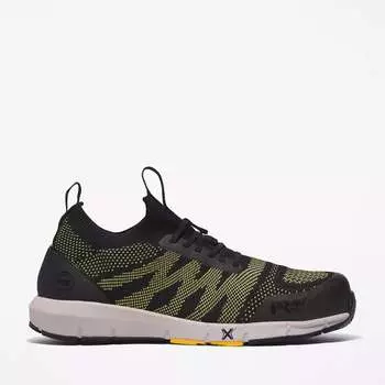 Мужские рабочие кроссовки Radius с композитным носком Timberland, цвет Black/Yellow