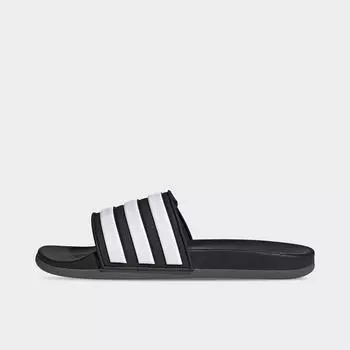 Мужские регулируемые шлепанцы Adidas Essentials Adilette Comfort, черный