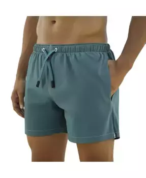 Мужские ретро-шорты для плавания с внутренним швом 5", облегающий крой, без раздражения NoNetz, зеленый