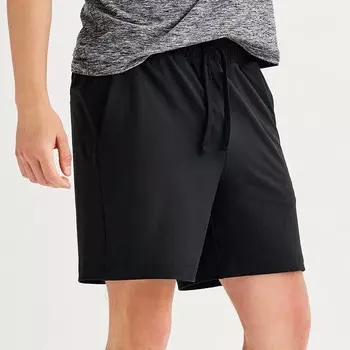 Мужские роскошные мягкие трикотажные шорты FLX шириной 7 дюймов, черный