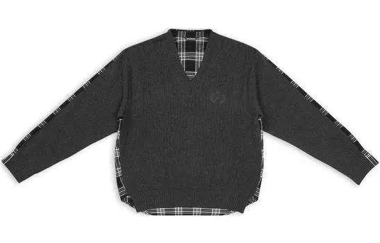 Рубашка мужская Balenciaga Hybrid V-Neck, черный