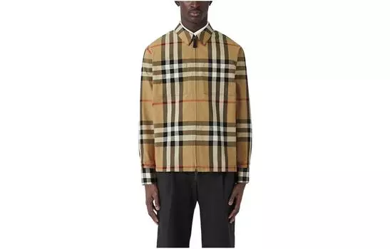 Мужские рубашки Burberry, цвет ArchiveBeige