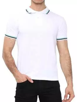 Мужские рубашки поло с коротким рукавом Enzo, белый