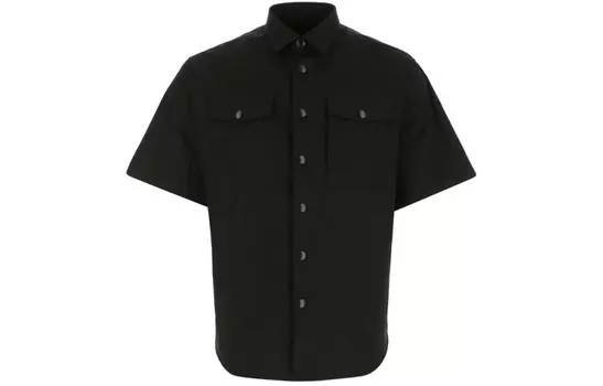 Рубашка мужская Prada с короткими рукавами, черный