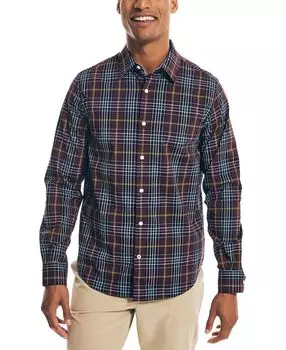 Мужские рубашки slim-fit navtech performance stretch с длинными рукавами Nautica, мульти