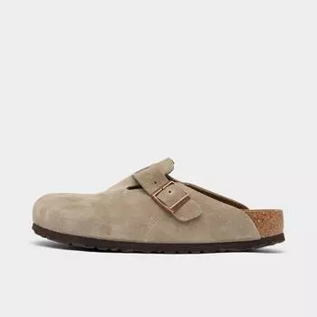 Мужские сабо Birkenstock Boston с мягкой стелькой, бежевый