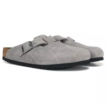 Мужские сабо Boston на стельке Birkenstock, серый