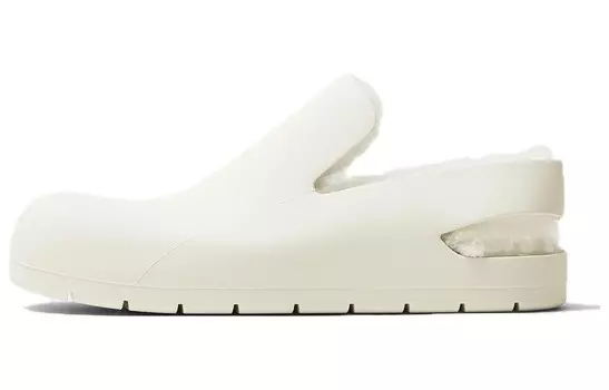 Мужские сабо Bottega Veneta с открытой пяткой, белый
