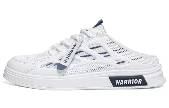 Мужские сабо с закрытым носком Wing Series Warrior, белый/темно-синий