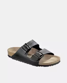 Мужские сандалии черного цвета с застежкой-пряжкой Birkenstock, черный