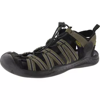 Мужские сандалии Fisherman с открытой спиной Keen, зеленый