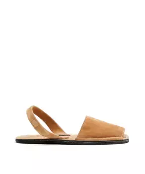 Мужские сандалии Menorcan из кожи с подошвой из переработанных материалов CASTELL MENORCA, светло-коричневый