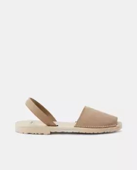 Мужские сандалии Menorcan из нубука с резиновой подошвой Avarques, цвет Topo