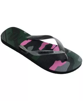 Мужские сандалии с камуфляжным верхом Havaianas, черный