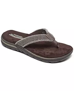 Мужские сандалии supreme relaxed fit - босния с ремешками от finish line Skechers