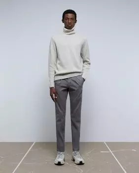 Мужские серые брюки чинос узкого кроя Scalpers, серый