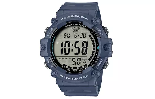 Мужские серые часы AE-1500WH-2A CASIO