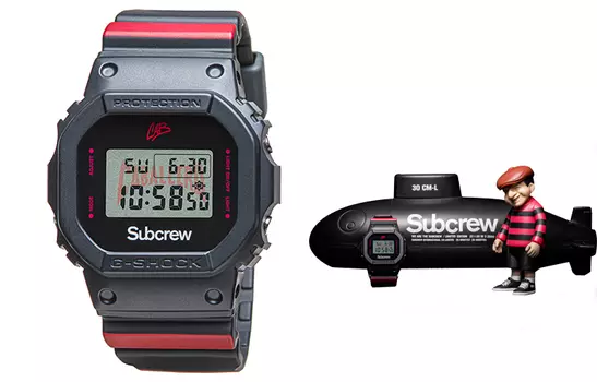 Мужские серые часы серии G-SQUAD CASIO