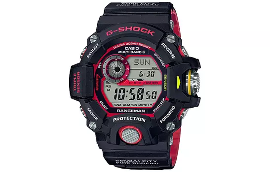 Мужские серые часы серии MASTER OF G-LAND GW-9400NFST-1A CASIO
