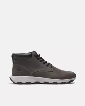 Мужские серые кожаные ботинки Timberland, серый