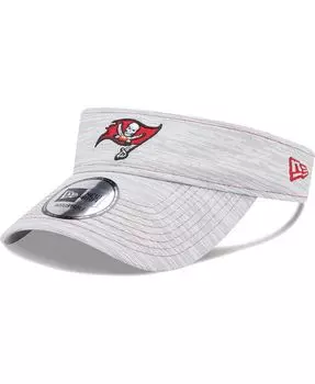 Мужские серые кроссовки Tampa Bay Buccaneers с регулируемым козырьком New Era