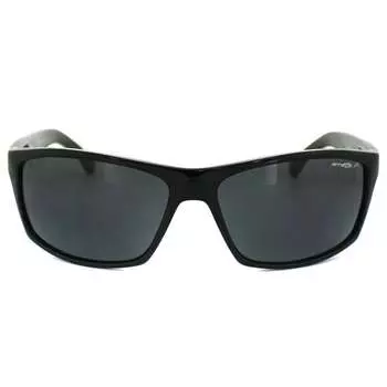 Мужские серые поляризационные солнцезащитные очки Wrap Arnette, черный