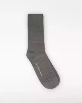 Мужские серые ребристые носки Adolfo Dominguez, серый