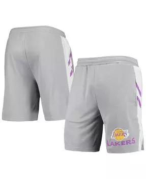 Мужские серые шорты los angeles lakers stature Concepts Sport, серый