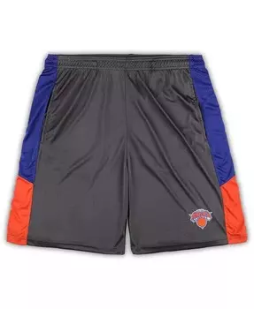 Мужские серые шорты New York Knicks Big and Tall Fanatics, серый