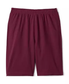 Мужские сетчатые спортивные шорты для школьной формы Lands' End, красный