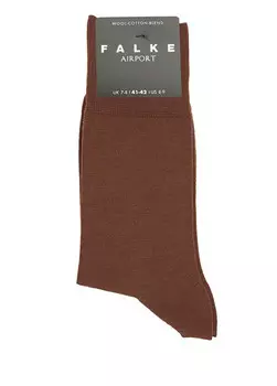 Мужские шерстяные носки Airport Falke, коричневый