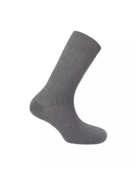 Мужские шерстяные носки Punto Blanco в рубчик, серый