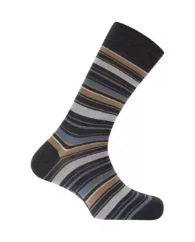 Мужские шерстяные носки с темно-синей полоской Punto Blanco