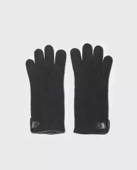 Мужские шерстяные перчатки однотонных цветов Toni Pons, черный